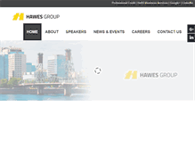 Tablet Screenshot of hawesfinancial.com